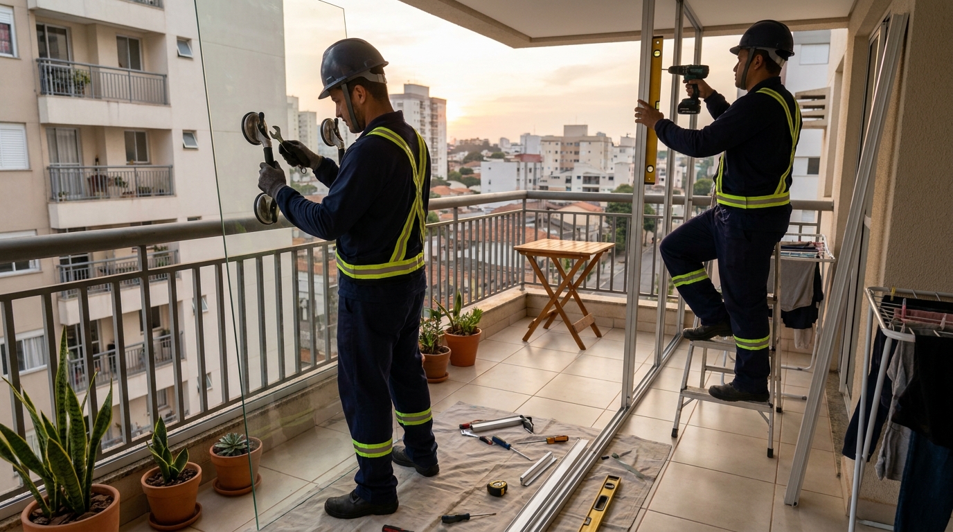 Divisórias em Vidro no Costa e Silva, Joinville‑SC