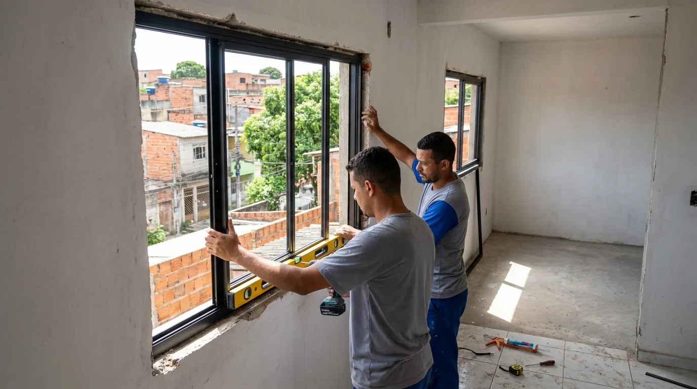Produção de Portas e Janelas em Joinville‑SC