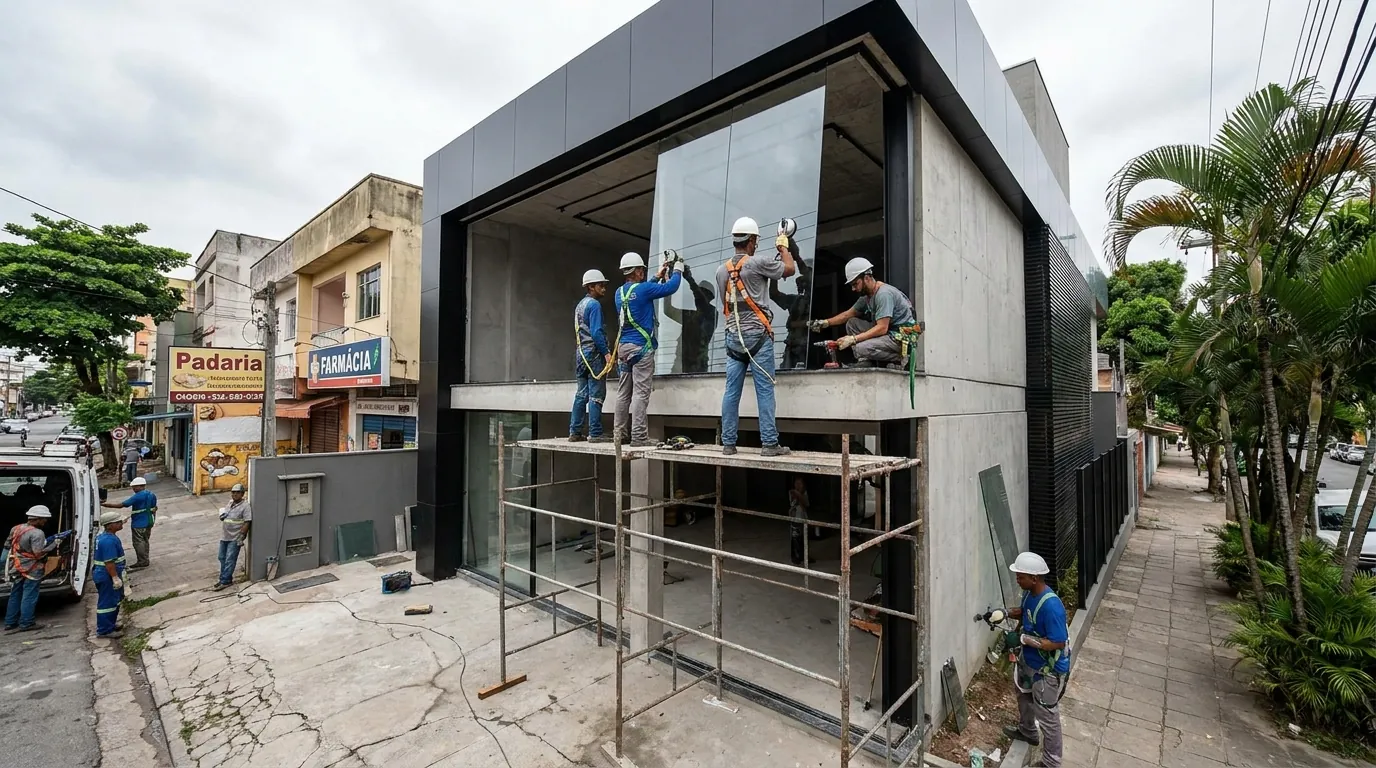Fachadas para Lojas e Empresas em Joinville‑SC