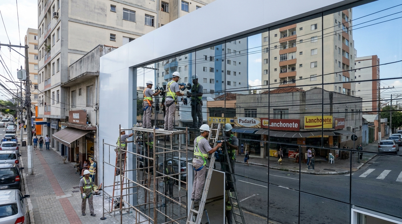 Fechamentos em Vidro no Costa e Silva, Joinville‑SC