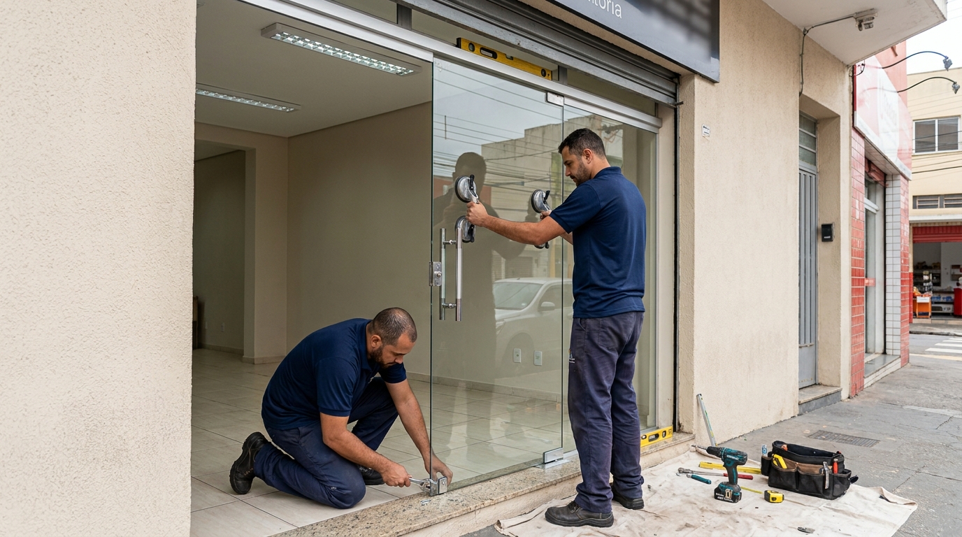 Portas Residenciais e Comerciais no Jardim Sofia, Joinville‑SC