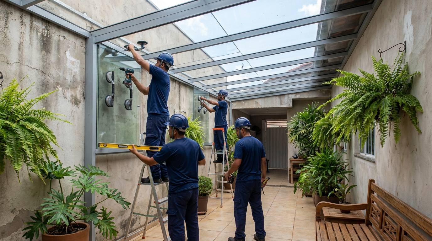Proteção para Espaços Abertos no Jardim Sofia, Joinville‑SC
