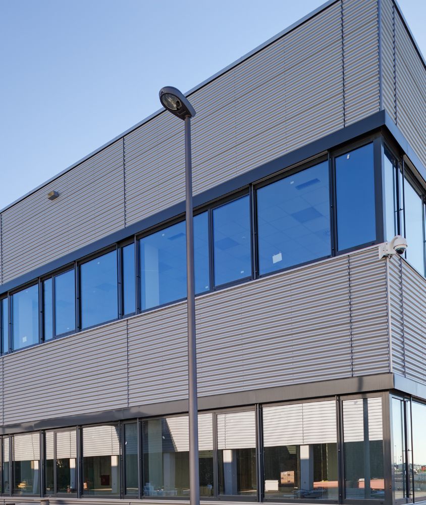 fachada de vidro em Joinville